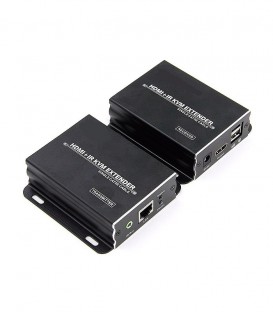 افزایش طول HDMI بر روی کابل شبکه تا 120 متر با قابلیت KVM لایمستون LS-HKE200
