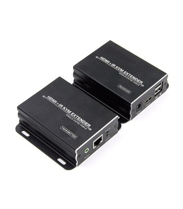 افزایش طول HDMI بر روی کابل شبکه تا 120 متر با قابلیت KVM لایمستون LS-HKE200