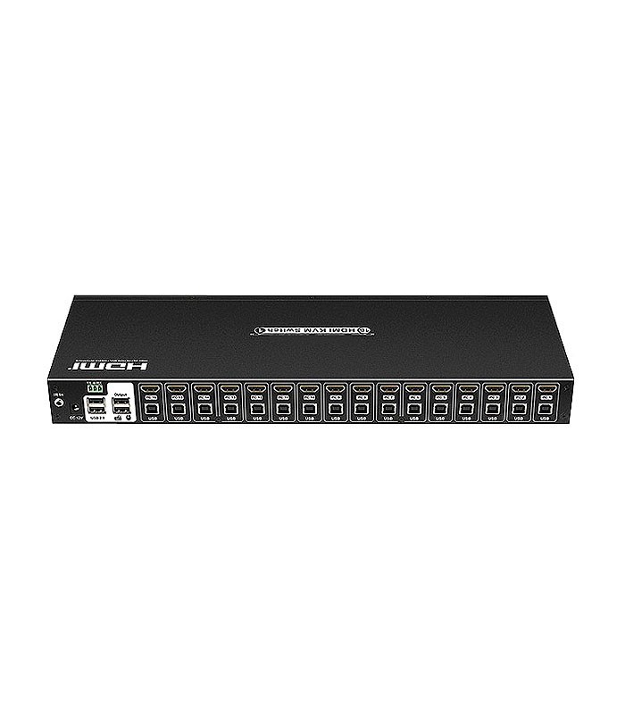 کی وی ام سوئیچ 16 پورت HDMI با ریموت کنترل لایمستون LS-HK1601