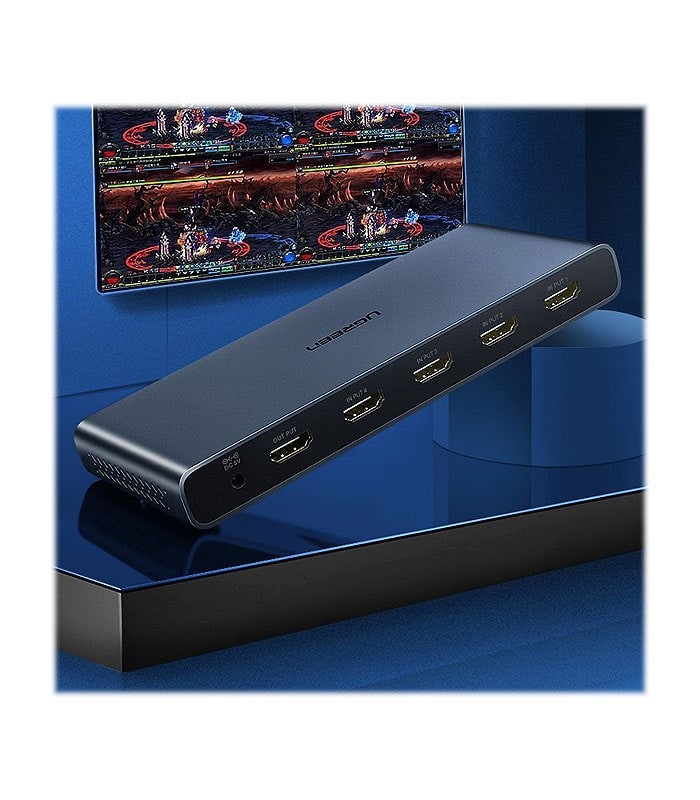 سوئیچ کواد 4 پورت HDMI یوگرین 50745 CM201