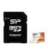 کارت حافظه microSDXC سیلیکون پاور Superior Pro کلاس 10 سرعت 100MBps ظرفیت 256 گیگابایت همراه با آداپتور SD