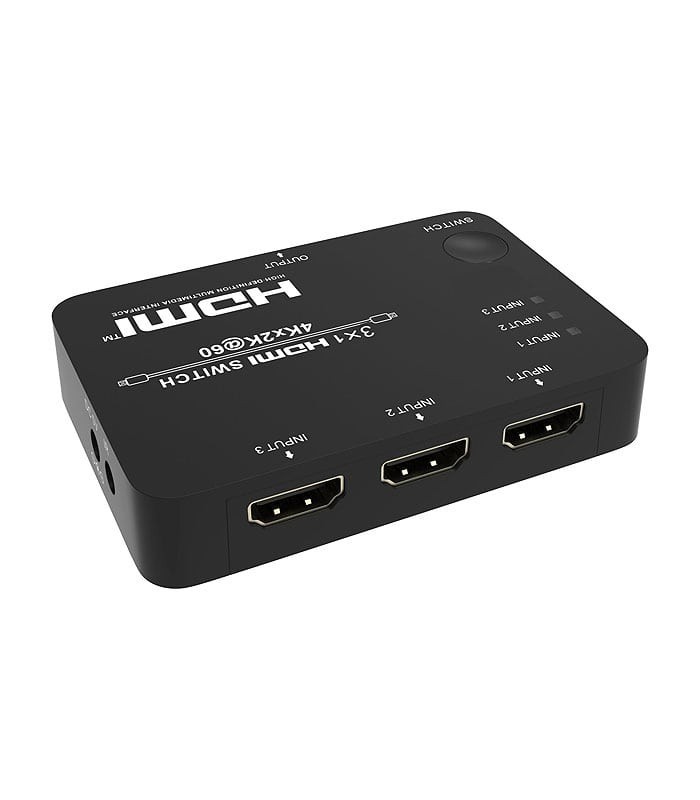 سوئیچ 3 پورت HDMI با رزولوشن 2160×3840 و ریموت کنترل فرانت FN-S231