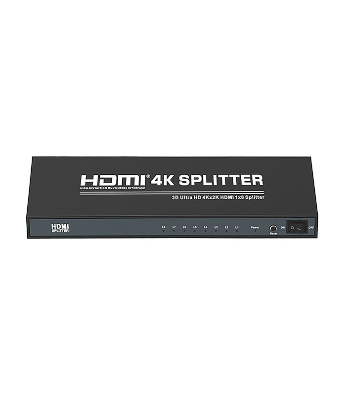 اسپلیتر 8 پورت HDMI با قابلیت 3D تی سی تی TC-SP-18U