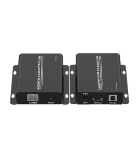 افزایش طول 1.3 HDMI و USB (کی وی ام) بر روی کابل شبکه تا 60 متر تی سی تی TC-KEX-60