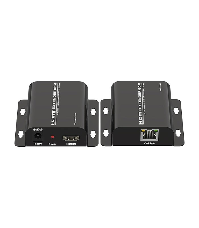 افزایش طول HDMI بر روی کابل شبکه تا 60 متر تی سی تی TC-HEX-60