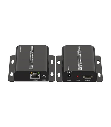 افزایش طول HDMI بر روی کابل شبکه تا 60 متر تی سی تی TC-HEX-60