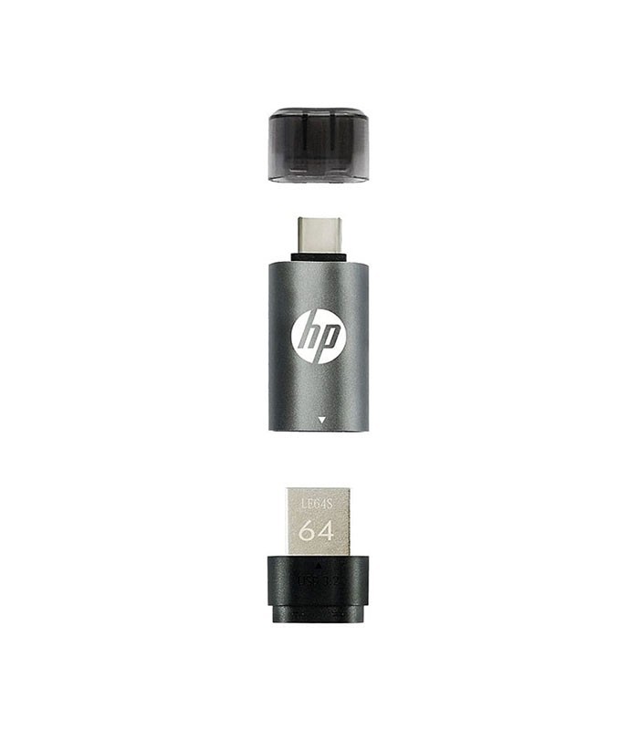 فلش مموری اچ پی USB 3.2 OTG X5600C ظرفیت 64 گیگابایت