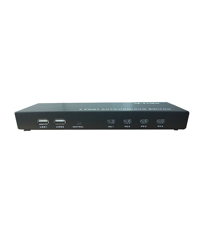 کی وی ام سوئیچ 4 پورت HDMI وی نت V-SWKH1404