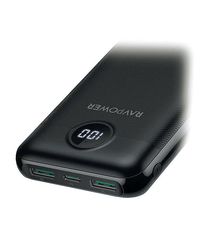 پاور بانک راوپاور RP-PB1205 با ظرفیت 20000 میلی آمپر ساعت