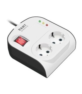 محافظ برق 2 خانه پارت الکتریک PE8789 با کابل 3 متر