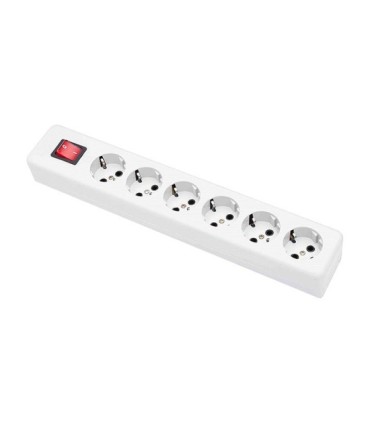 چند راهی برق 6 خانه با کابل 1.8 متر پارت الکتریک PE657