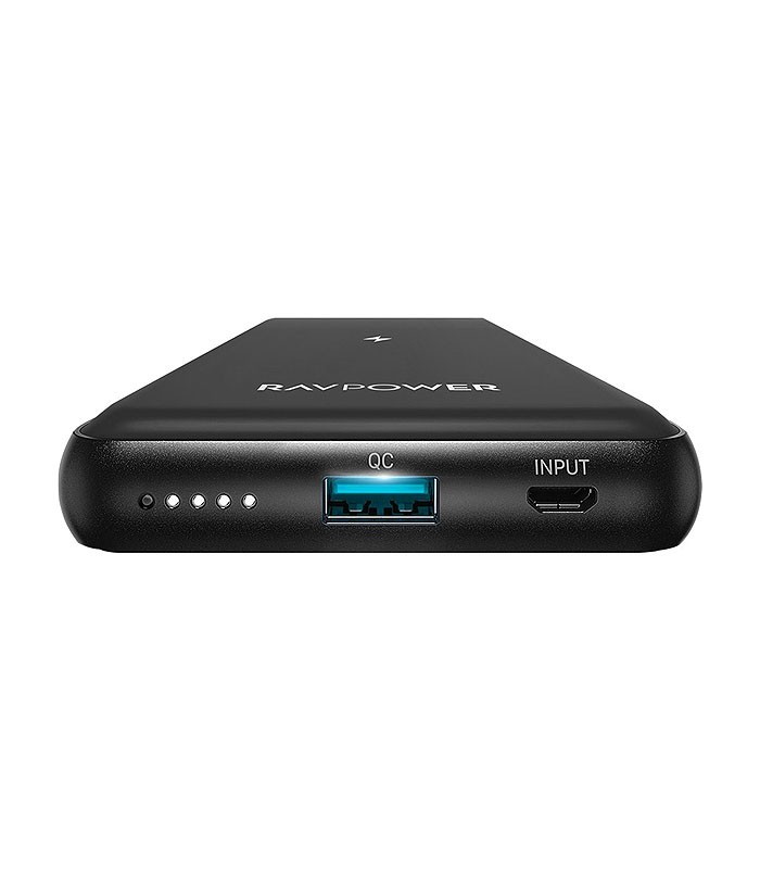 پاور بانک راوپاور RP-PB084 با ظرفیت 10000 میلی آمپر ساعت