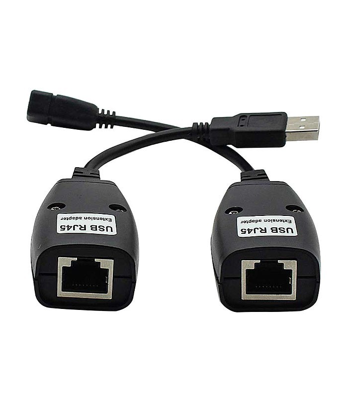 افزایش طول USB 2.0 بر روی کابل شبکه تا 50 متر وی نت V-EXUSB050