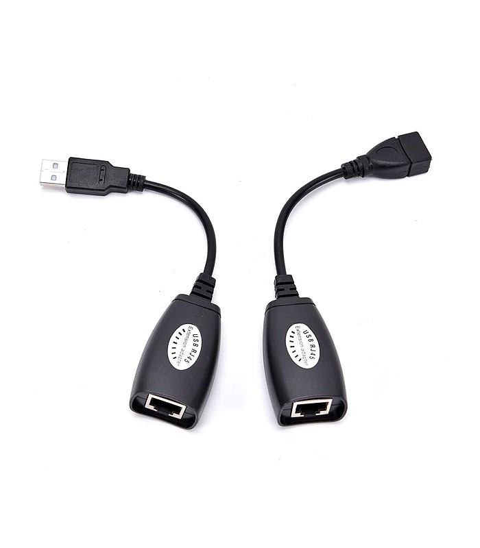 افزایش طول USB 2.0 بر روی کابل شبکه تا 50 متر وی نت V-EXUSB050