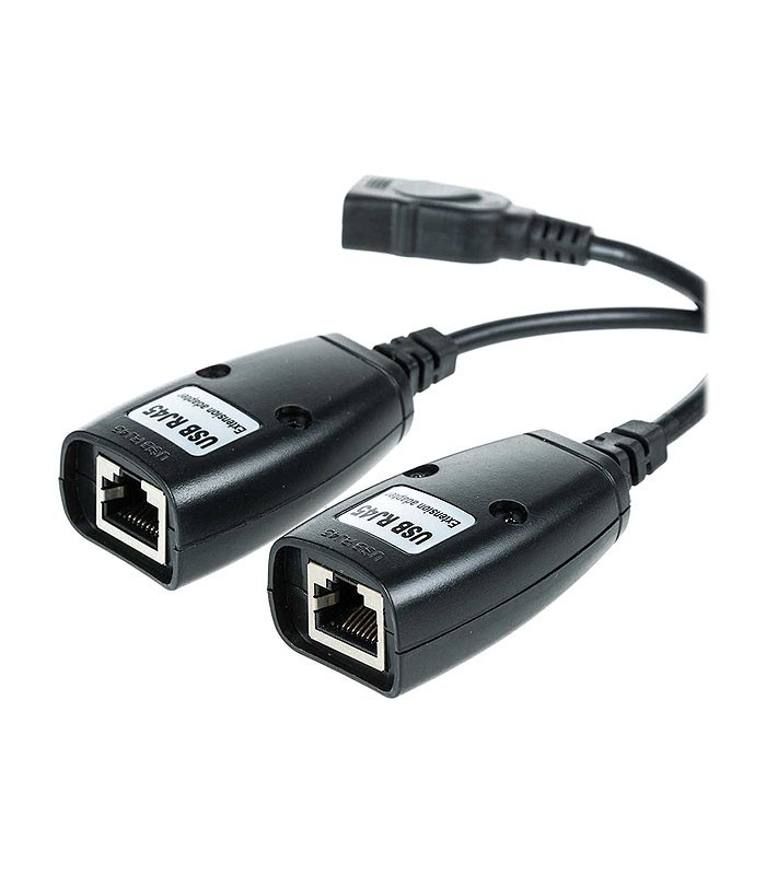 افزایش طول USB 2.0 بر روی کابل شبکه تا 50 متر وی نت V-EXUSB050