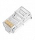 کانکتور Rj45 UTP Cat6 وی نت V-NC6U0100