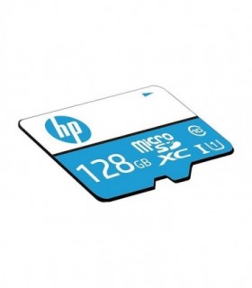 کارت حافظه microSDXC اچ پی Mi310 کلاس 10 سرعت 100MBps ظرفیت 128 گیگابایت همراه با آداپتور SD
