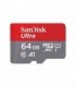 کارت حافظه microSDXC سن دیسک Ultra کلاس 10 سرعت 120MBps ظرفیت 64 گیگابایت