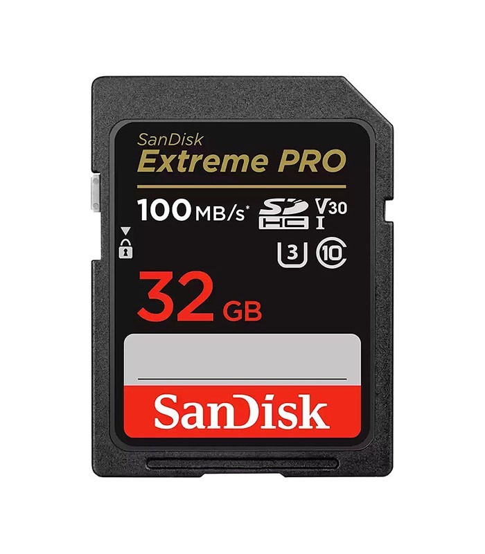 کارت حافظه SDHC سن دیسک Extreme PRO کلاس 3 سرعت 100MBps ظرفیت 32 گیگابایت
