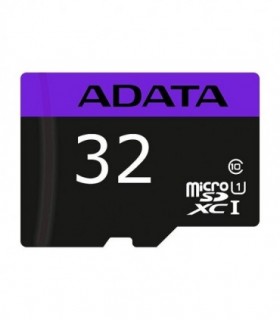 کارت حافظه microSDHC ای دیتا Premier کلاس 10 سرعت 80MBps ظرفیت 32 گیگابایت همراه با آداپتور SD