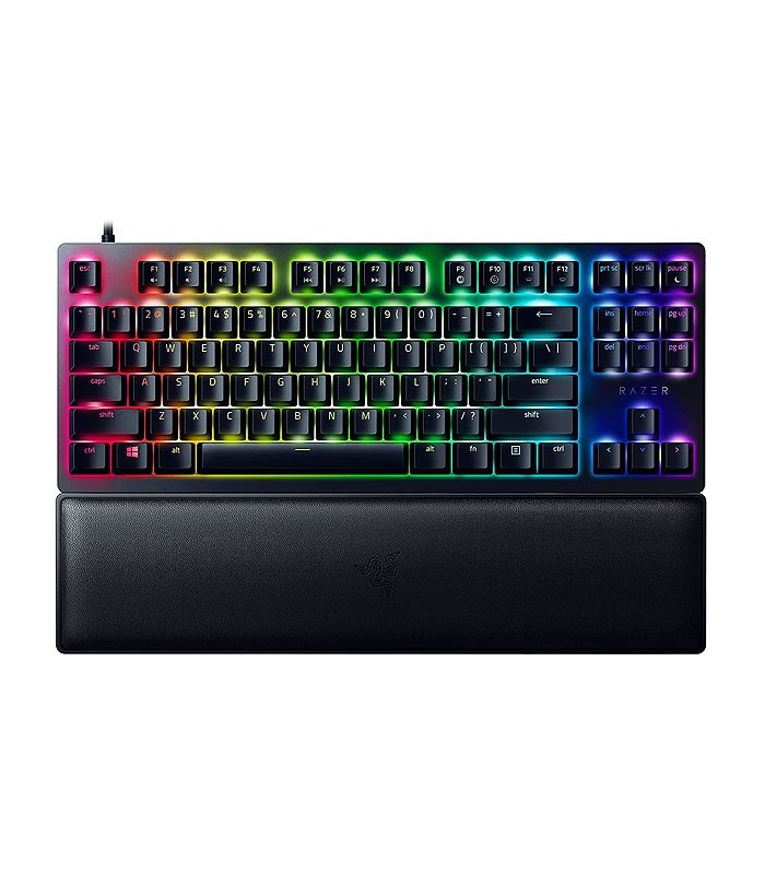 کیبورد باسیم گیمینگ ریزر Huntsman V2 Tenkeyless - Clicky Optical Switch