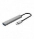 هاب 4 پورت Type C به USB 3.0 - 2.0 و درگاه کارت حافظه اوریکو AH-12F