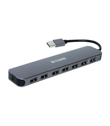 هاب 6 پورت USB 2.0 با 1 پورت شارژ همراه آداپتور دی لینک DUB-H7