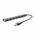 هاب 7 پورت USB 3.0 همراه آداپتور فرانت FN-U3H437