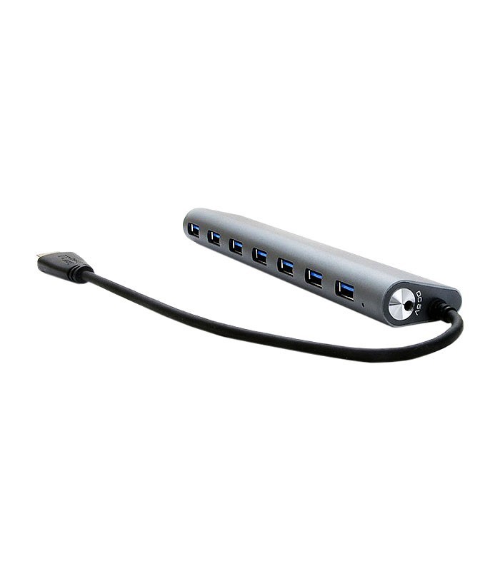 هاب 7 پورت USB 3.0 همراه آداپتور فرانت FN-U3H437