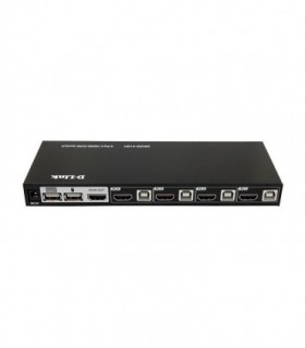 کی وی ام سوئیچ 4 پورت HDMI دی لینک DKVM-410H