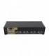 کی وی ام سوئیچ 4 پورت VGA با پورت USB همراه کابل فرانت FN-K4US
