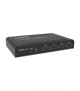 کی وی ام سوئیچ 2 پورت HDMI فرانت FN-K221