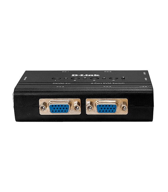 کی وی ام سوئیچ 4 پورت VGA با پورت USB دی لینک DKVM-4U