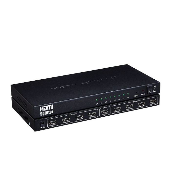 اسپلیتر 8 پورت HDMI با قابلیت 3D وی نت V-SPHD1408