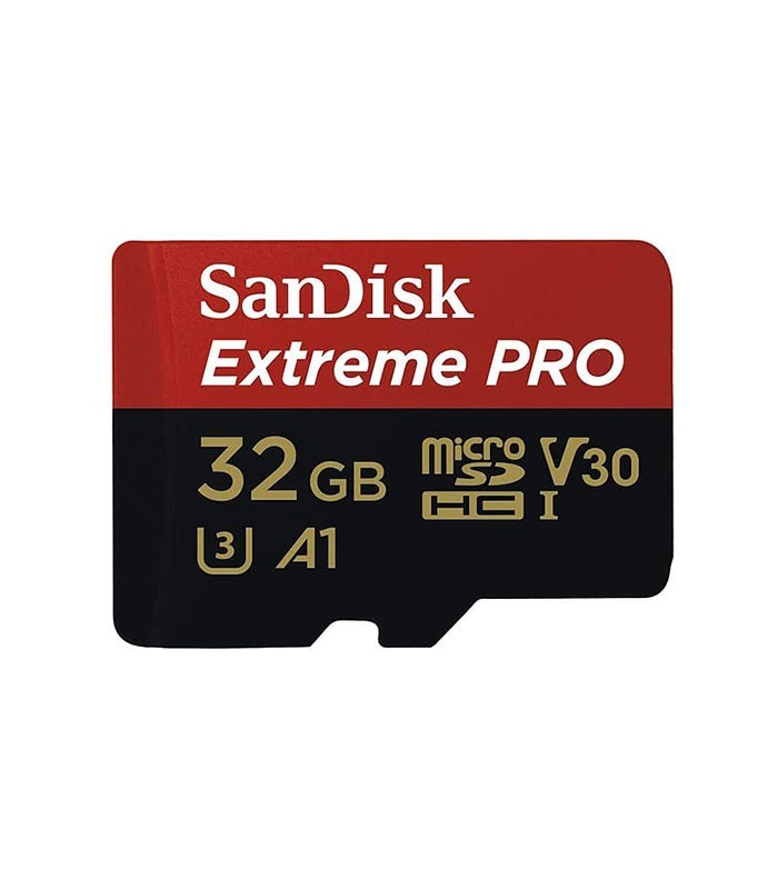 کارت حافظه microSDHC سن دیسک Extreme PRO کلاس 10 سرعت 100MBps ظرفیت 32 گیگابایت همراه با آداپتور SD