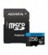کارت حافظه microSDXC ای دیتا Premier کلاس 10 سرعت 100MBps ظرفیت 256 گیگابایت همراه با آداپتور SD