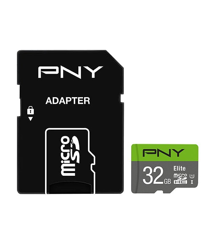 کارت حافظه microSDHC پی ان وای Elite کلاس 10 سرعت 85MBps ظرفیت 32 گیگابایت همراه با آداپتور SD