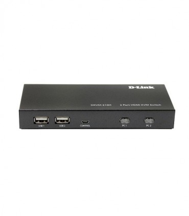 کی وی ام سوئیچ 2 پورت HDMI دی لینک DKVM-210H