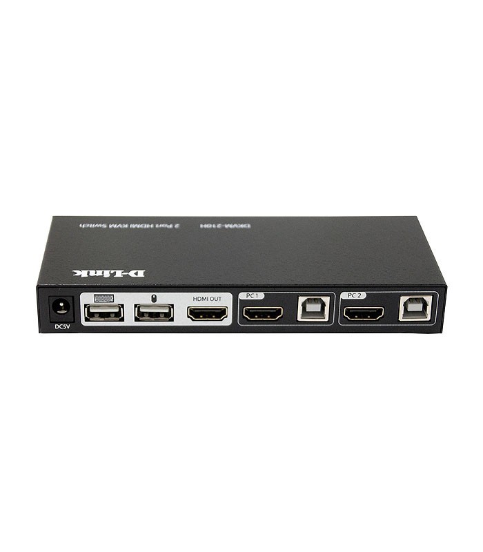 کی وی ام سوئیچ 2 پورت HDMI دی لینک DKVM-210H