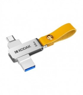 فلش مموری کداک USB 3.1 OTG K243C ظرفیت 64 گیگابایت