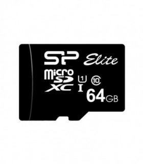 کارت حافظه microSDXC سیلیکون پاور Elite کلاس 10 سرعت 100MBps ظرفیت 64 گیگابایت