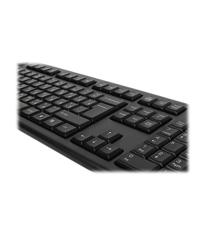 کیبورد و ماوس باسیم ای فورتک KR-8372S با حروف فارسی