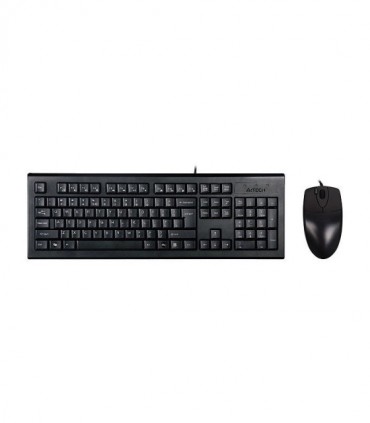 کیبورد و ماوس باسیم ای فورتک KR-8520DS با حروف فارسی
