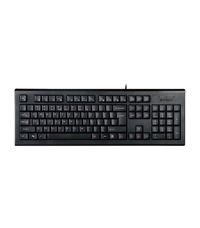 کیبورد و ماوس باسیم ای فورتک KR-8520DS با حروف فارسی