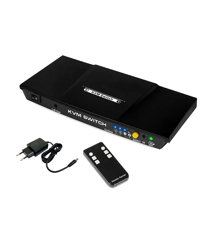 کی وی ام سوئیچ 2 پورت HDMI لایمستون LS-HK21