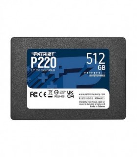 اس اس دی پتریوت P220 ظرفیت 512 گیگابایت