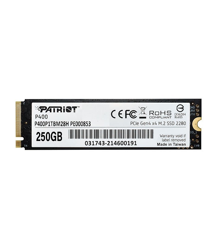 اس اس دی پتریوت P400 M.2 ظرفیت 250 گیگابایت