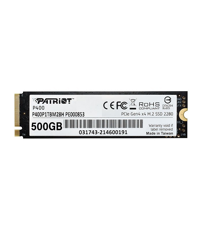 اس اس دی پتریوت P400 M.2 ظرفیت 500 گیگابایت