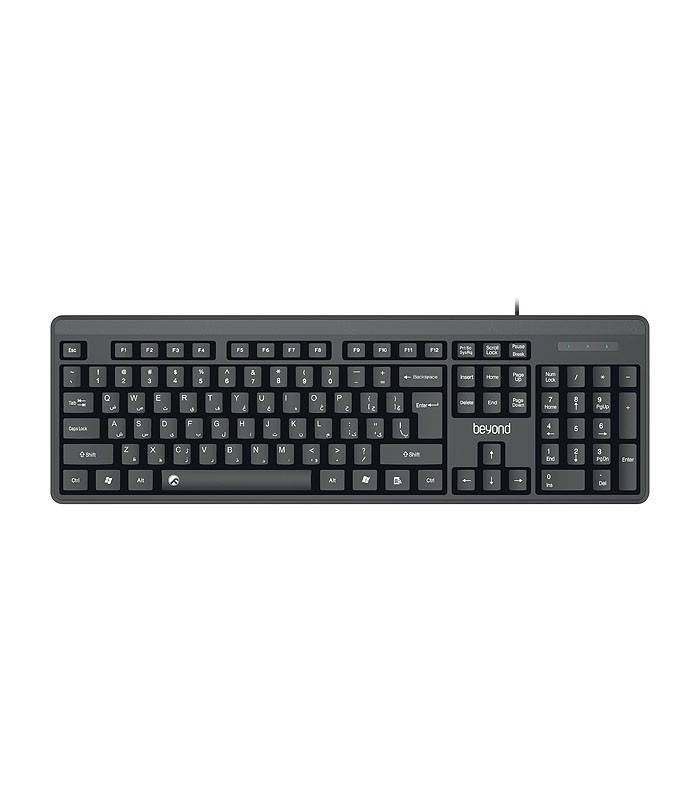 کیبورد باسیم بیاند BK-3455 با حروف فارسی