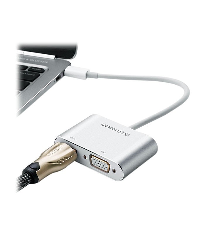 تبدیل Type C به HDMI و VGA یوگرین CM162